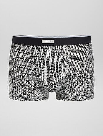 Set di 3 boxer da uomo in maglia fantasia