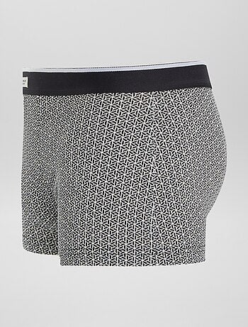 Set di 3 boxer da uomo in maglia fantasia