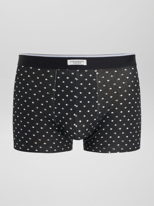Set di 3 boxer da uomo in maglia fantasia - Kiabi Set di 3 boxer da uomo in maglia fantasia - Kiabi
