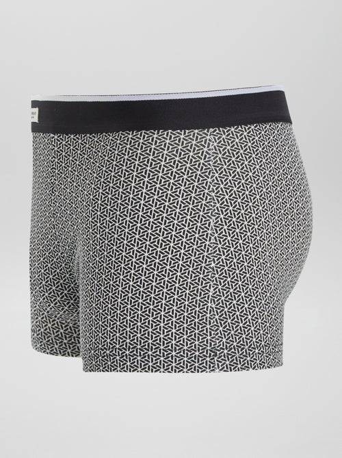 Set di 3 boxer da uomo in maglia fantasia - Kiabi Set di 3 boxer da uomo in maglia fantasia - Kiabi