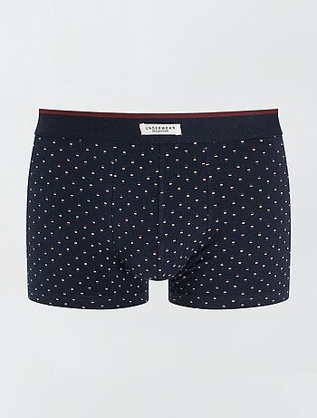 Set di 3 boxer da uomo in maglia fantasia