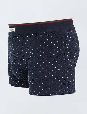 Set di 3 boxer da uomo in maglia fantasia