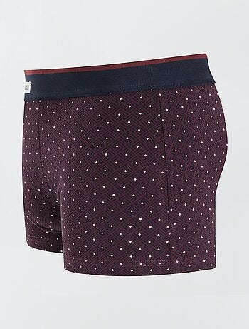 Set di 3 boxer da uomo in maglia fantasia
