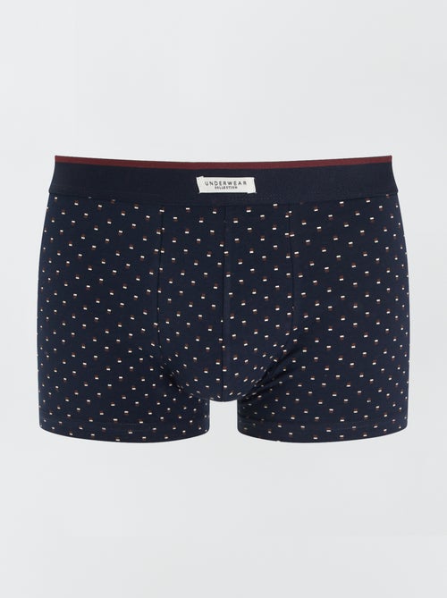Set di 3 boxer da uomo in maglia fantasia - Kiabi Set di 3 boxer da uomo in maglia fantasia - Kiabi