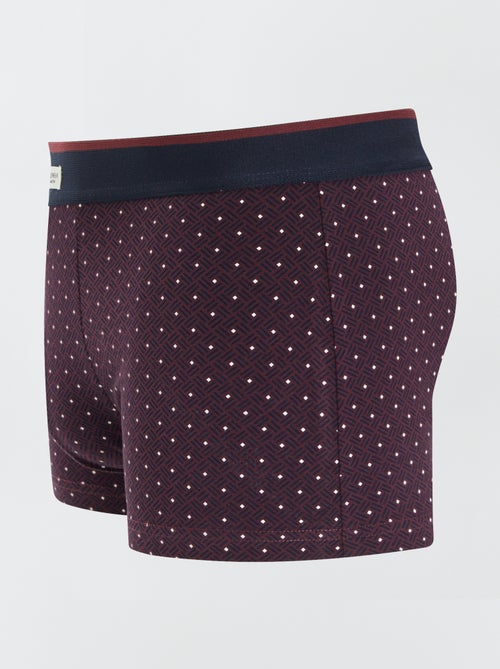 Set di 3 boxer da uomo in maglia fantasia - Kiabi Set di 3 boxer da uomo in maglia fantasia - Kiabi