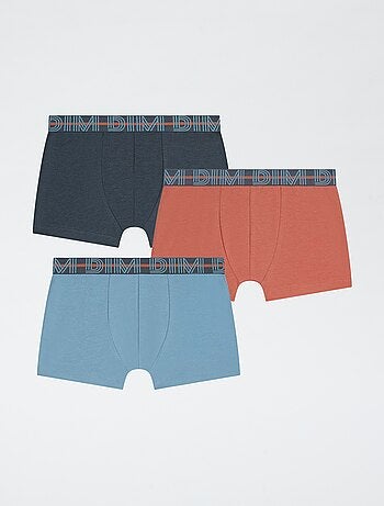 Set di 3 boxer 'Dim' a tinta unita
