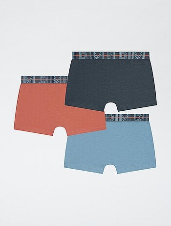 Set di 3 boxer 'Dim' a tinta unita