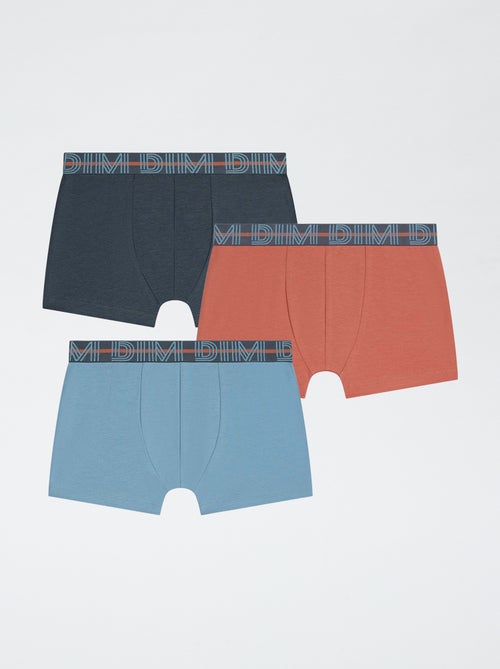 Set di 3 boxer 'Dim' a tinta unita - Kiabi Set di 3 boxer 'Dim' a tinta unita - Kiabi