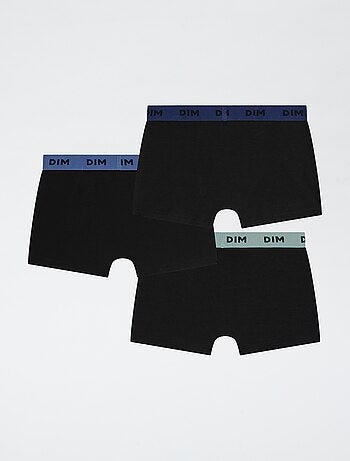 Set di 3 boxer 'Dim' a tinta unita