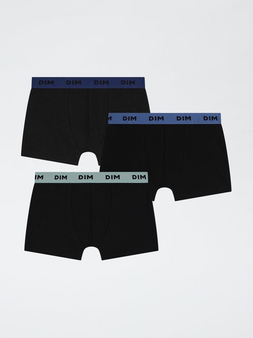 Set di 3 boxer 'Dim' a tinta unita - Kiabi