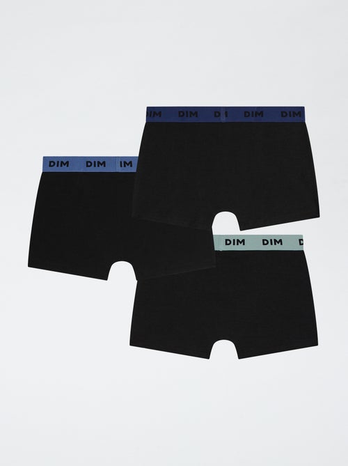 Set di 3 boxer 'Dim' a tinta unita - Kiabi