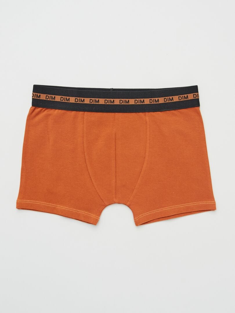 Set di 3 boxer 'DIM' ARANCIONE - Kiabi