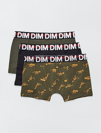 Set di 3 boxer 'DIM' stampati - Kiabi