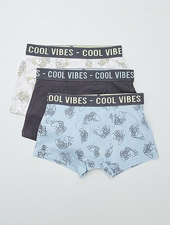 Set di 3 boxer stretch