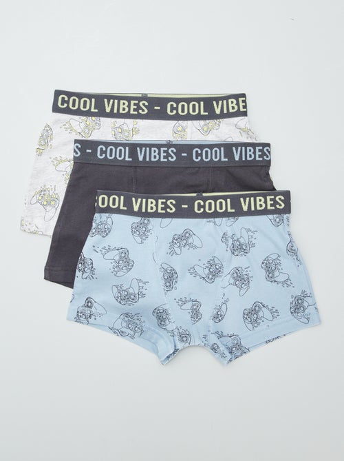 Set di 3 boxer elasticizzati - Kiabi