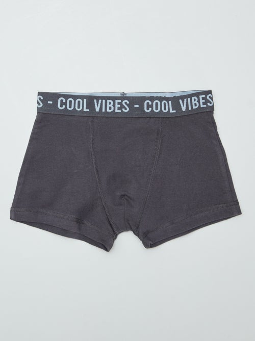 Set di 3 boxer elasticizzati - Kiabi