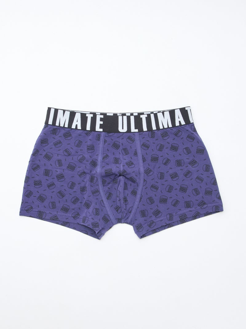 Set di 3 boxer fantasia Blu - Kiabi