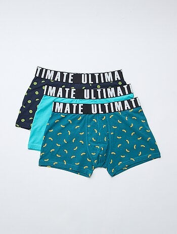 Set di 3 boxer fantasia