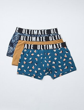 Set di 3 boxer fantasia