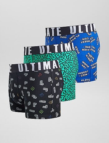 Set di 3 boxer fantasia
