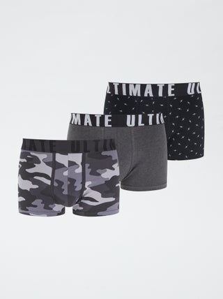 Set di 3 boxer fantasia