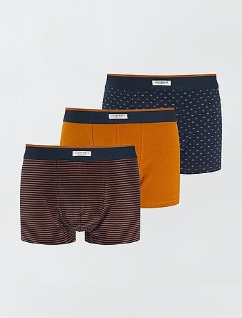 Set di 3 boxer in cotone
