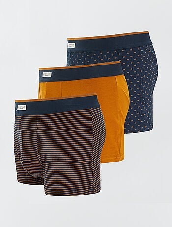 Set di 3 boxer in cotone