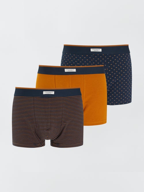 Set di 3 boxer in cotone - Kiabi