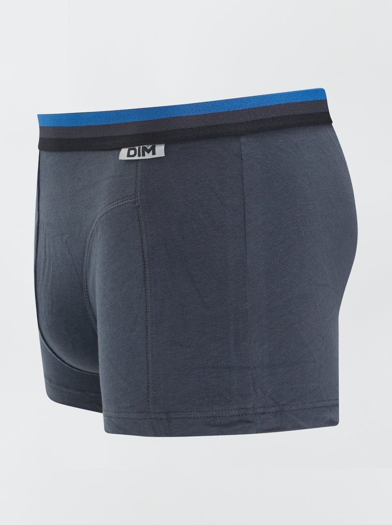 Set di 3 boxer in cotone stretch 'DIM' BLU - Kiabi
