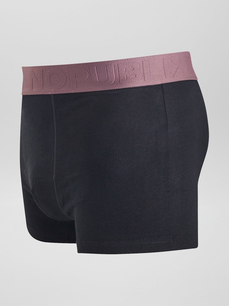 Set di 3 boxer 'No Publik' NERO - Kiabi