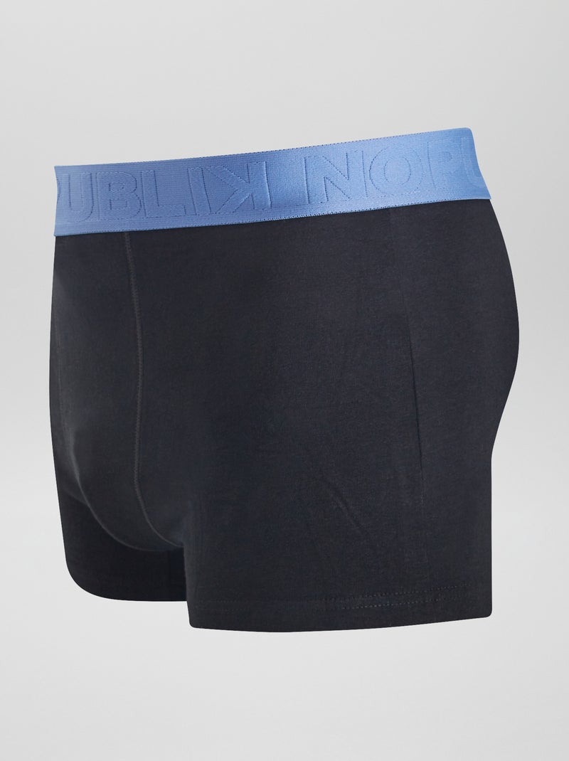 Set di 3 boxer 'No Publik' NERO - Kiabi