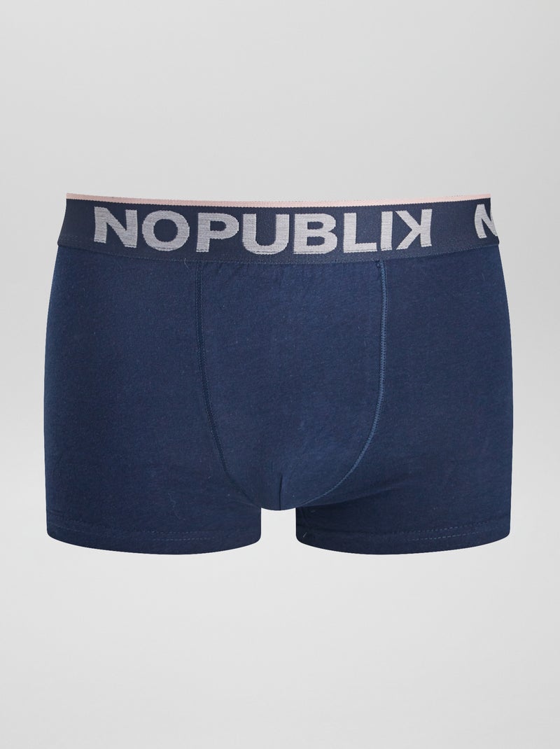 Set di 3 boxer 'No Publik' ROSA - Kiabi