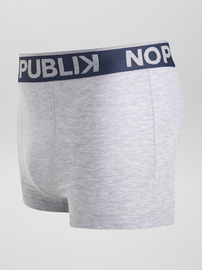 Set di 3 boxer 'No Publik' ROSA - Kiabi