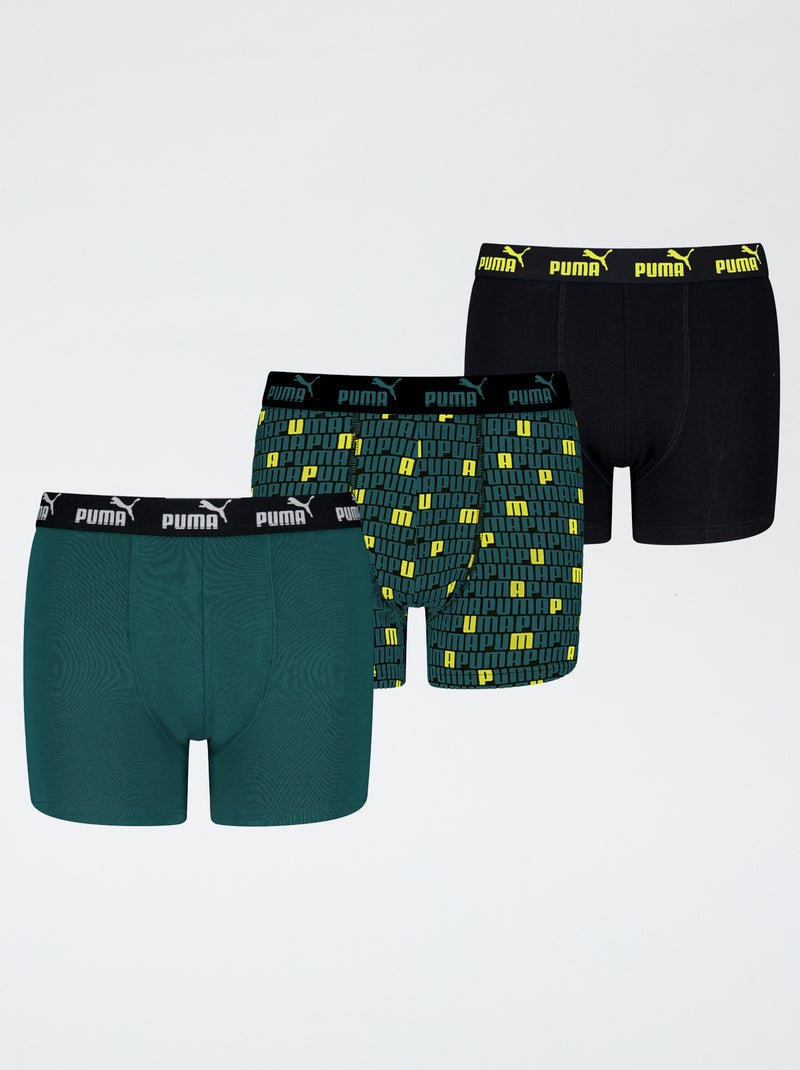 Set di 3 boxer 'Puma' Verde - Kiabi
