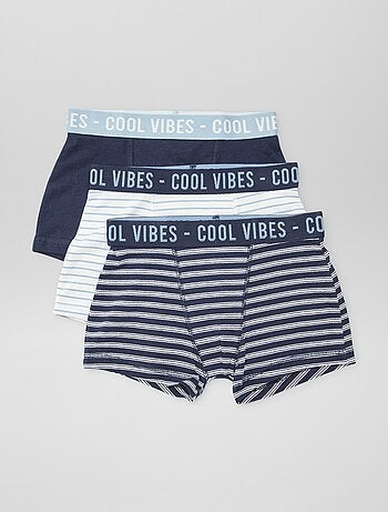 Set di 3 boxer stretch