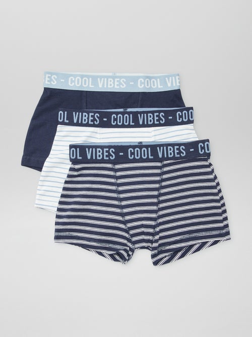 Set di 3 boxer stretch - Kiabi