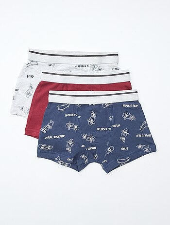 Set di 3 boxer stretch