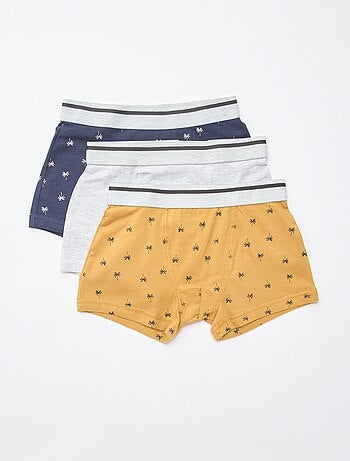 Set di 3 boxer stretch