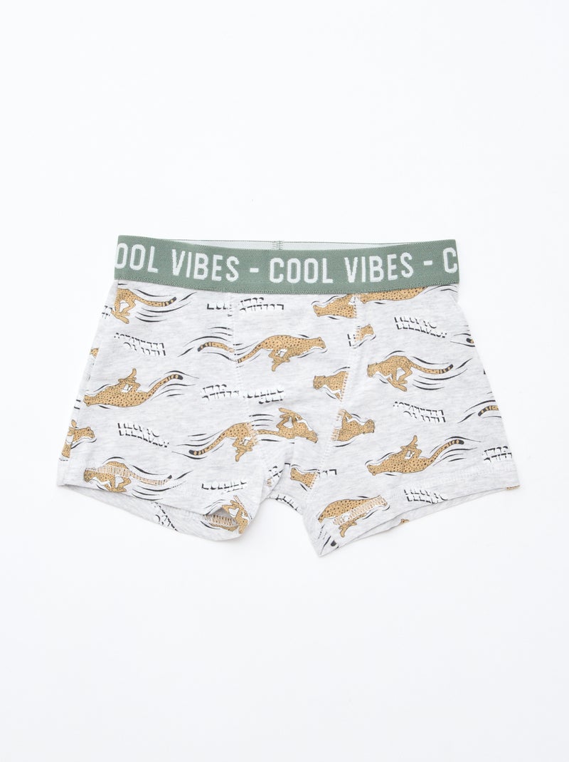 Set di 3 boxer stretch Grigio - Kiabi