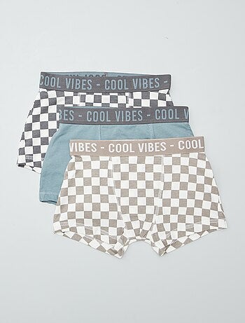 Set di 3 boxer stretch