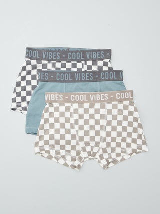 Set di 3 boxer stretch