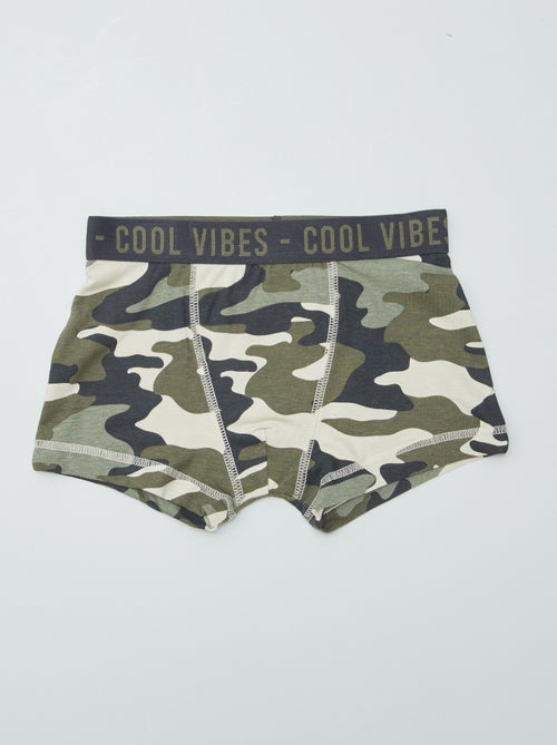 Set di 3 boxer stretch - Kiabi