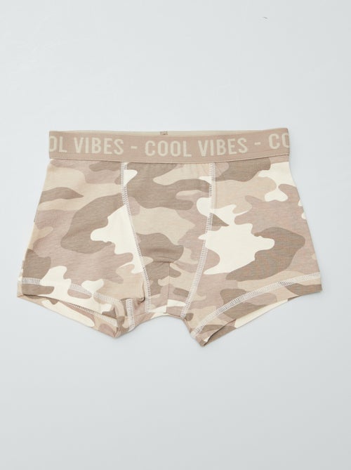 Set di 3 boxer stretch - Kiabi