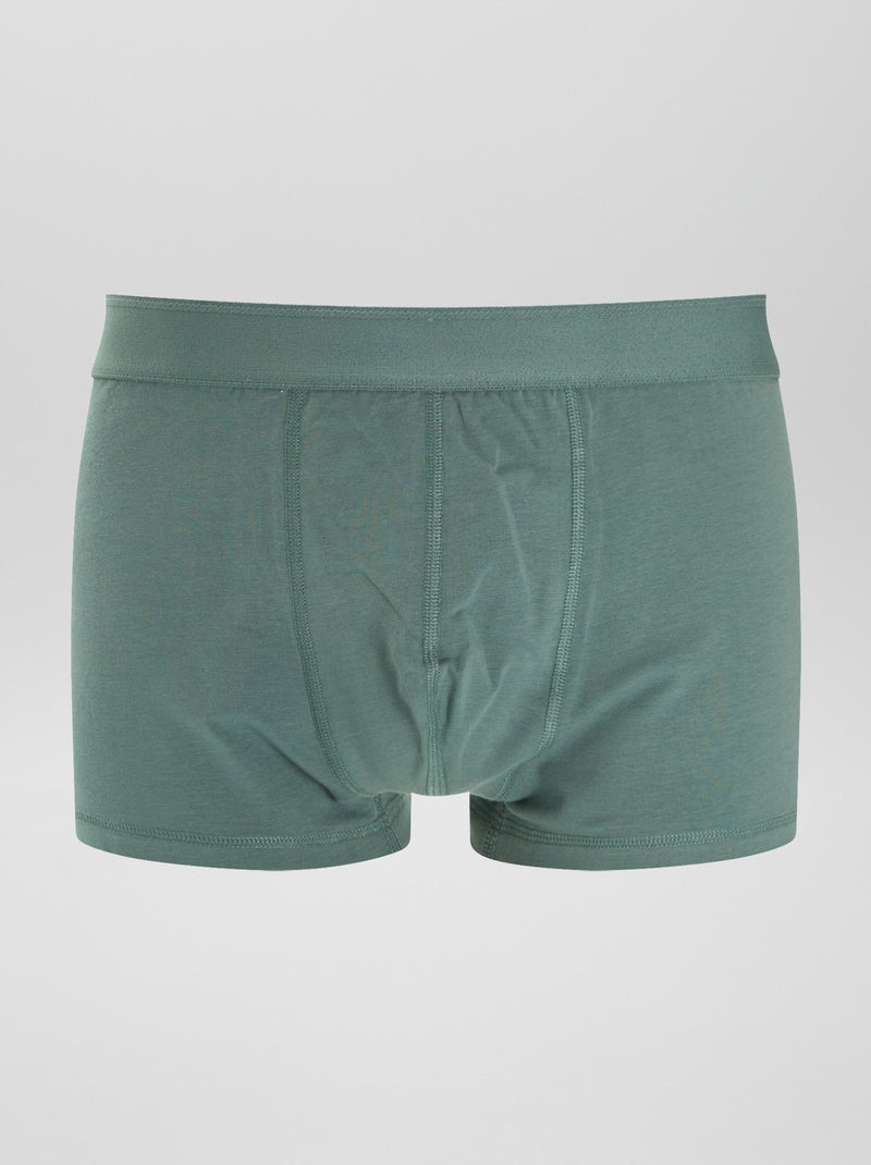 Set di 3 boxer taglie forti KAKI - Kiabi