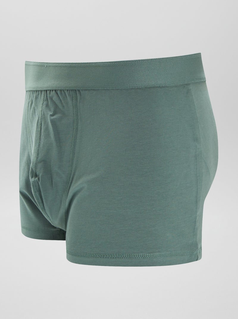 Set di 3 boxer taglie forti KAKI - Kiabi