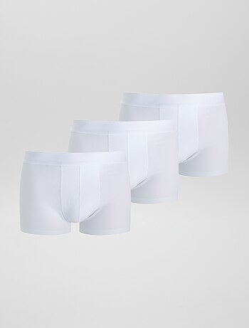 Set di 3 boxer tinta unita