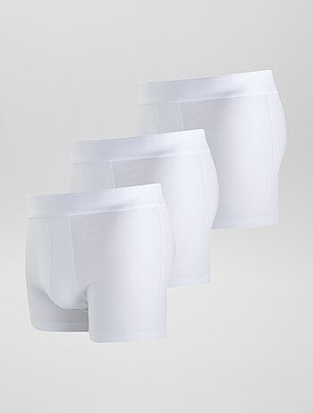 Set di 3 boxer tinta unita
