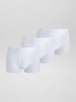 Set di 3 boxer tinta unita