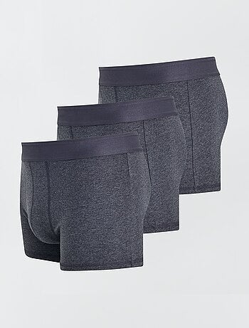 Set di 3 boxer tinta unita