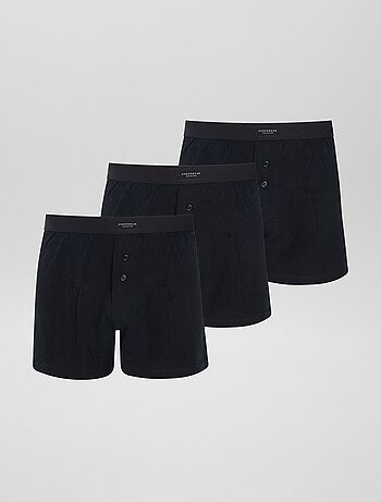 Set di 3 boxer tinta unita